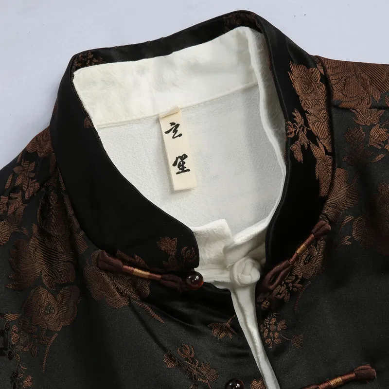 XUANSHENG Jackets Coats Men's Black-1