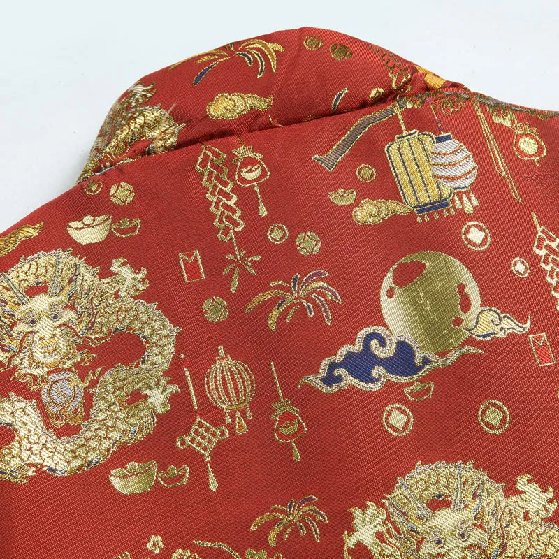 XUANSHENG Puffer Jacket Men's Red-1
