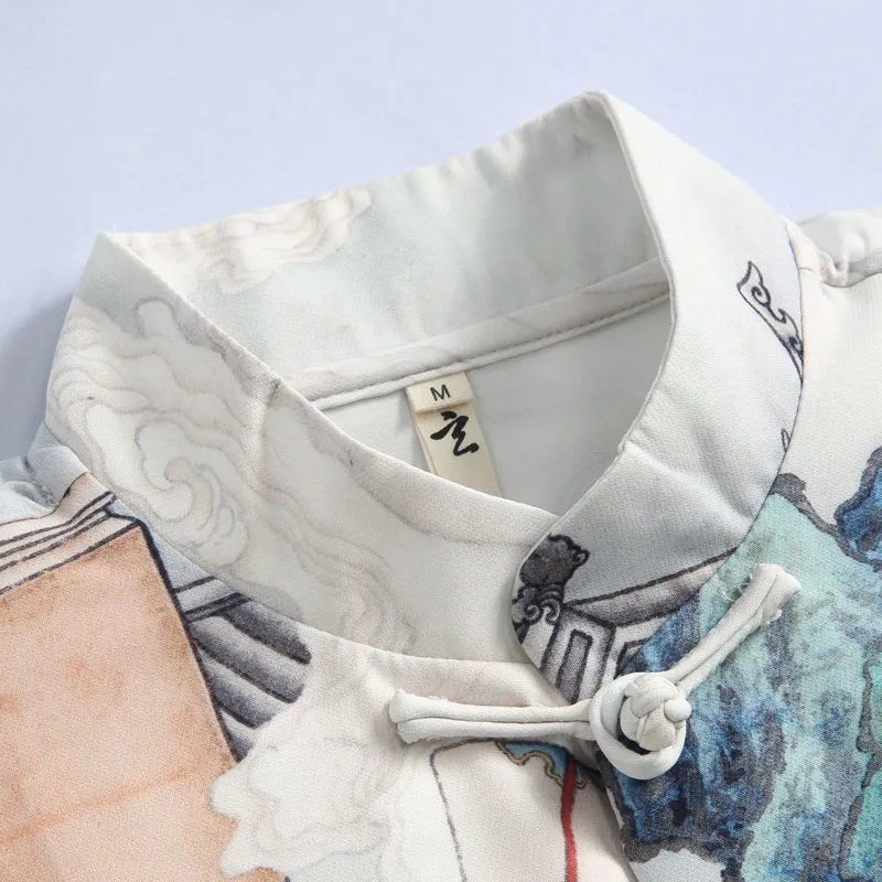 XUANSHENG Shirt Men's Nine Wealth Gods-2