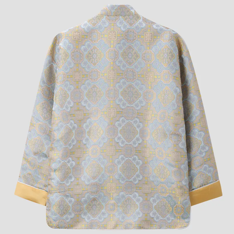 XUANSHENG Jackets Coats Men's Four Part Ruyi Pattern-1