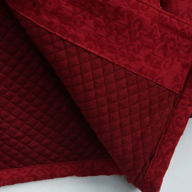 XUANSHENG Puffer Jacket Men's Burgundy-3