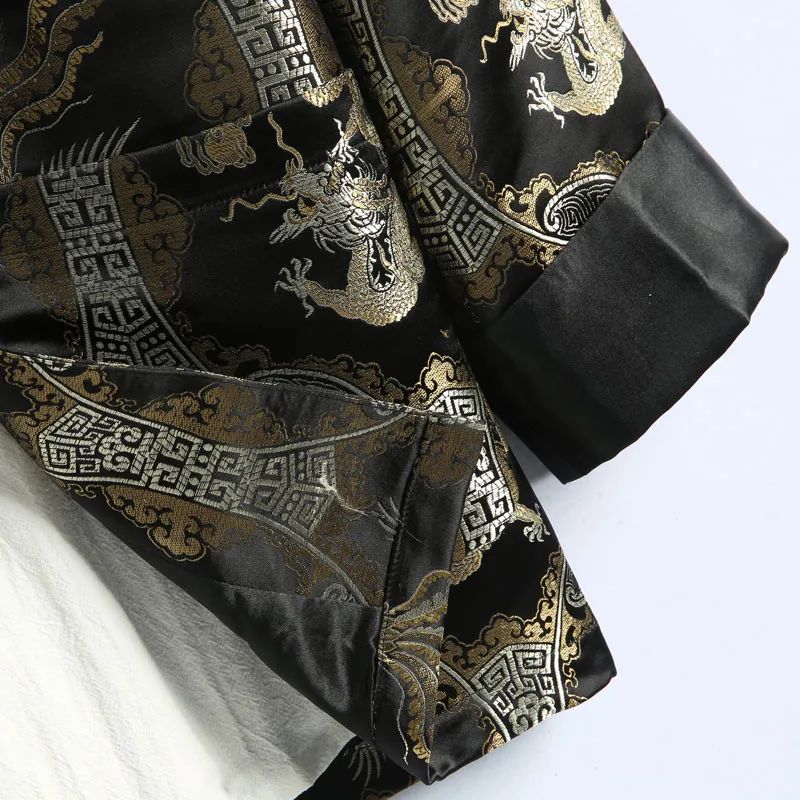 XUANSHENG Jackets Coats Men's Auspicious Dragon And Phoenix-3