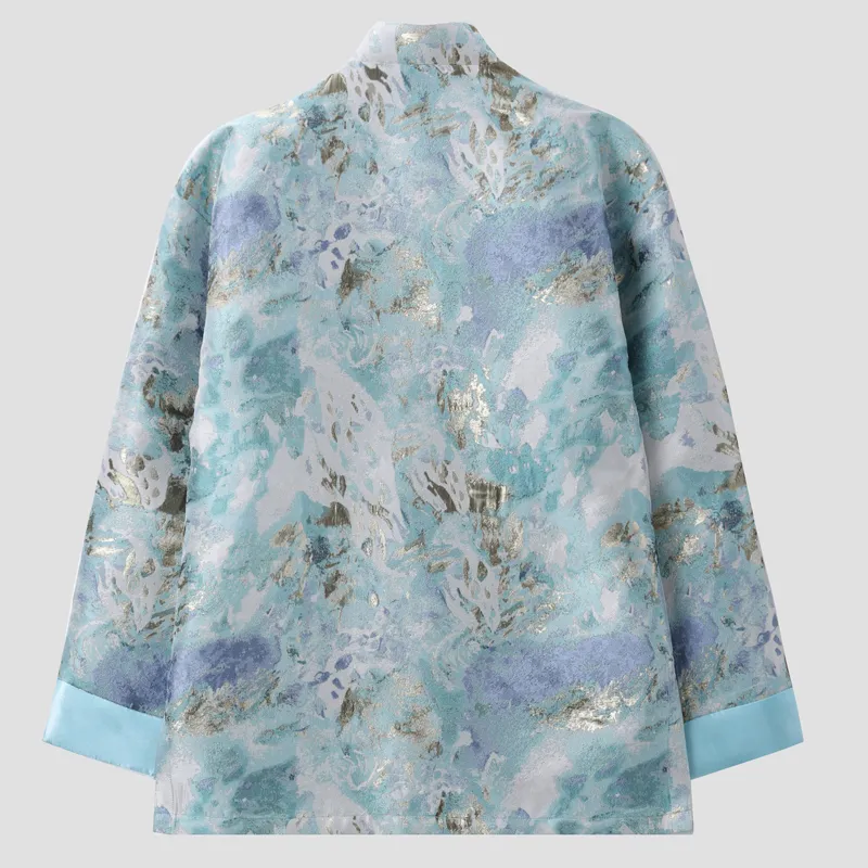XUANSHENG Spring And Fall Season Jackets Coats Men's Canary Yellow Color Block-2