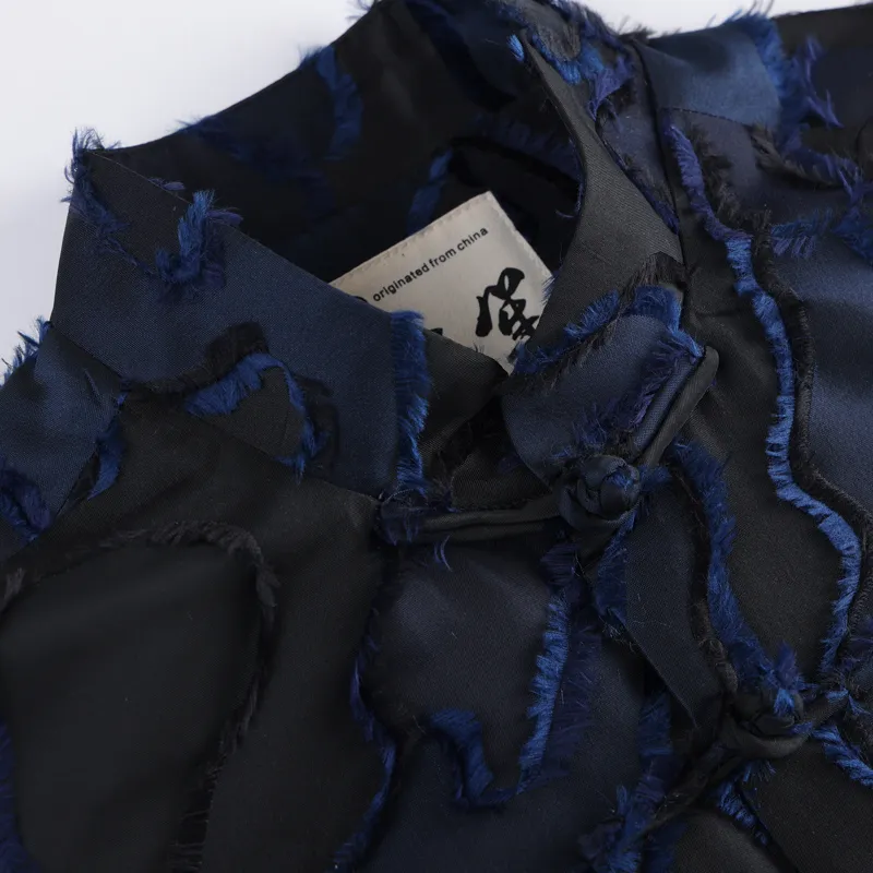 XUANSHENG Spring And Fall Jackets Coats Men's Navy Blue-4