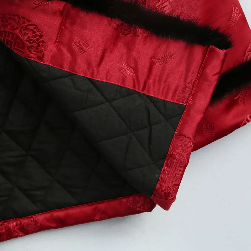 XUANSHENG Puffer Jacket Men's Red-3