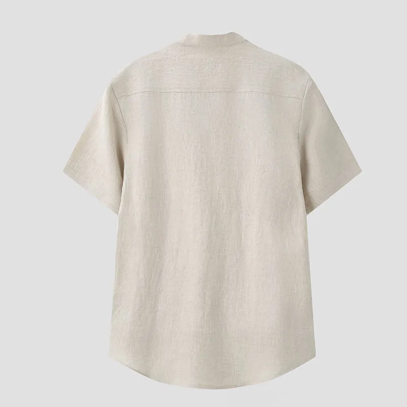 XUANSHENG Summer Shirt Matching Set Men's-2