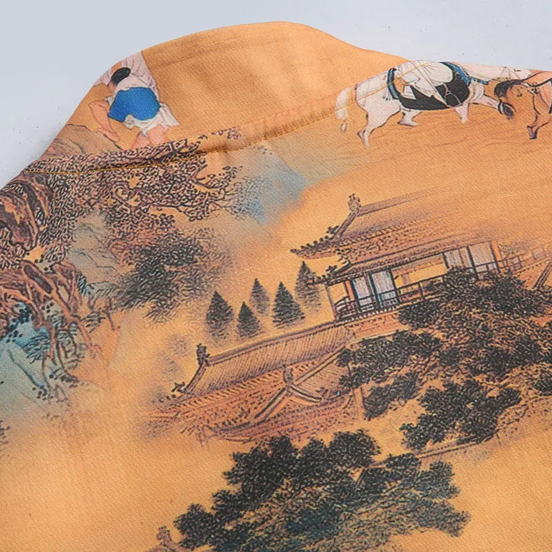 XUANSHENG Shirt Men's Rural Home-4