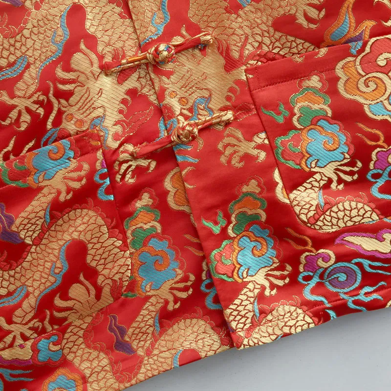 XUANSHENG Jackets Coats Men's Red-4