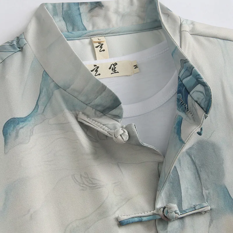 XUANSHENG Shirt Men's Landscape-3