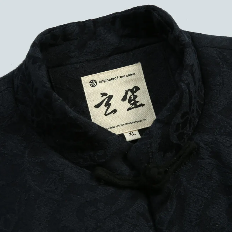 XUANSHENG Puffer Jacket Men's Navy Blue-2