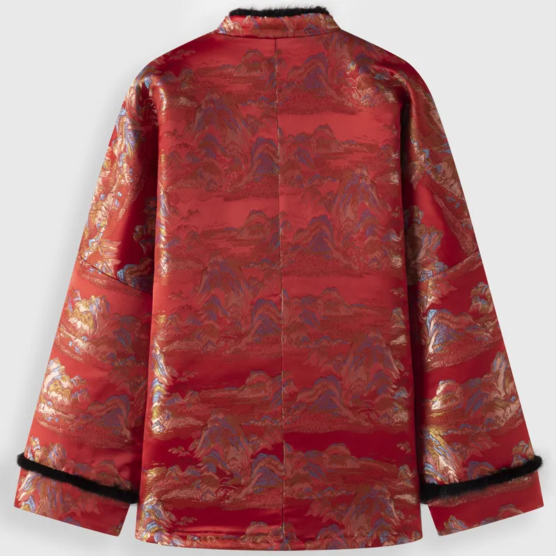 XUANSHENG Puffer Jacket Men's Red-2