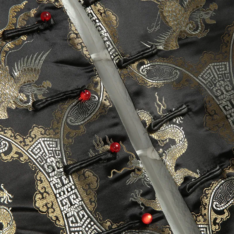 XUANSHENG Jackets Coats Men's Auspicious Dragon And Phoenix-4