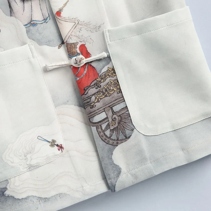 XUANSHENG Shirt Men's Nine Wealth Gods-3