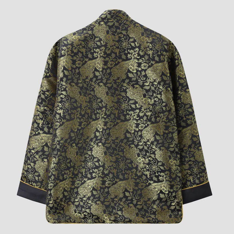 XUANSHENG Jackets Coats Men's Square Lion-2