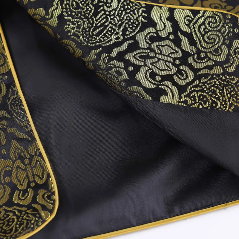 XUANSHENG Jackets Coats Men's Group Dragon Eight Treasure Pattern-5