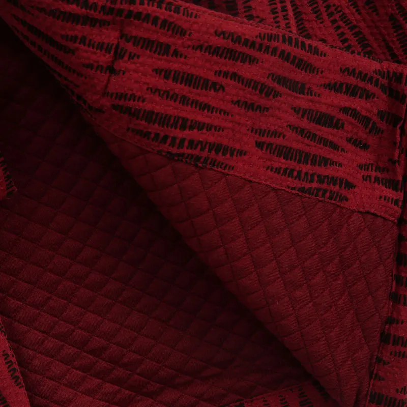 XUANSHENG Puffer Jacket Men's Burgundy-3