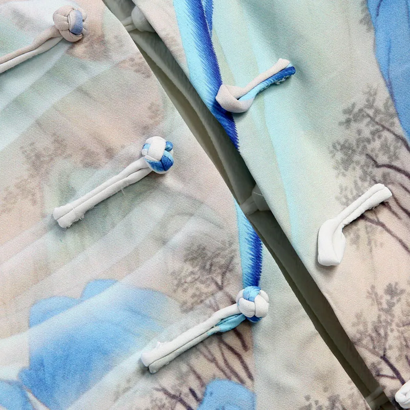 XUANSHENG Jackets Coats Men's River And Mountain Scenery-4