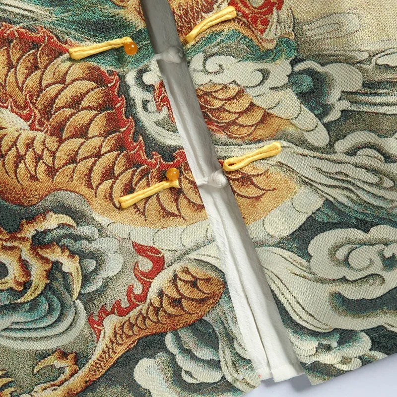 XUANSHENG Jackets Coats Men's Dragon-3