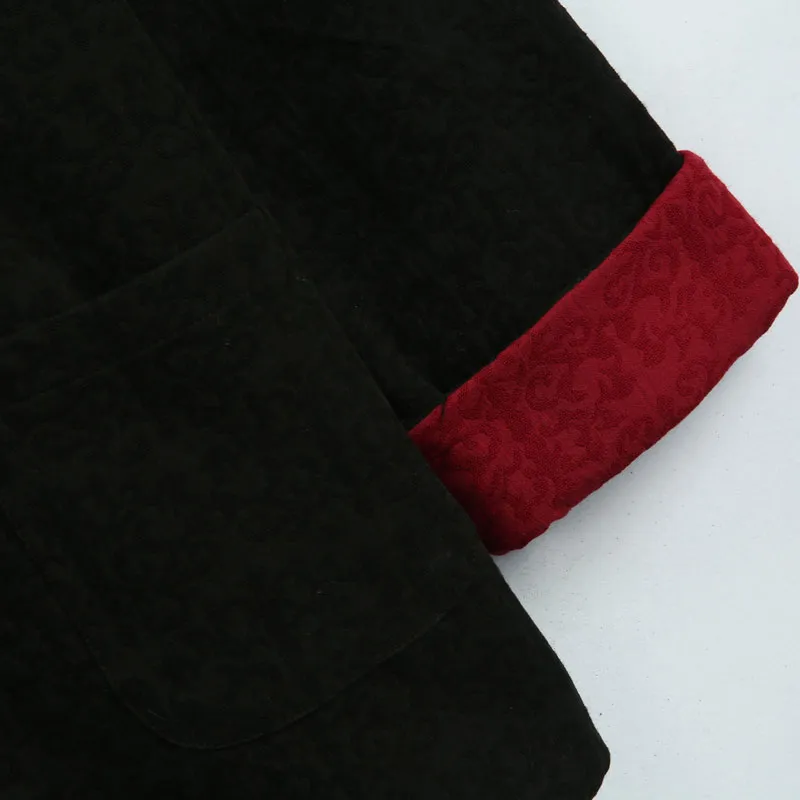 XUANSHENG Puffer Jacket Men's Black-3