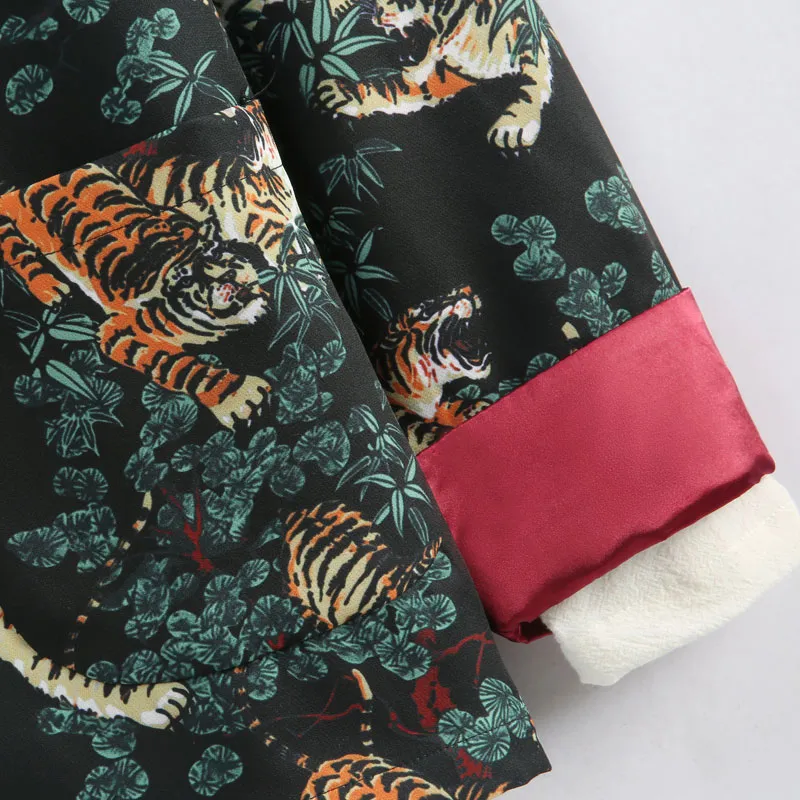 XUANSHENG Jackets Coats Men's One Forest Two Tigers-4