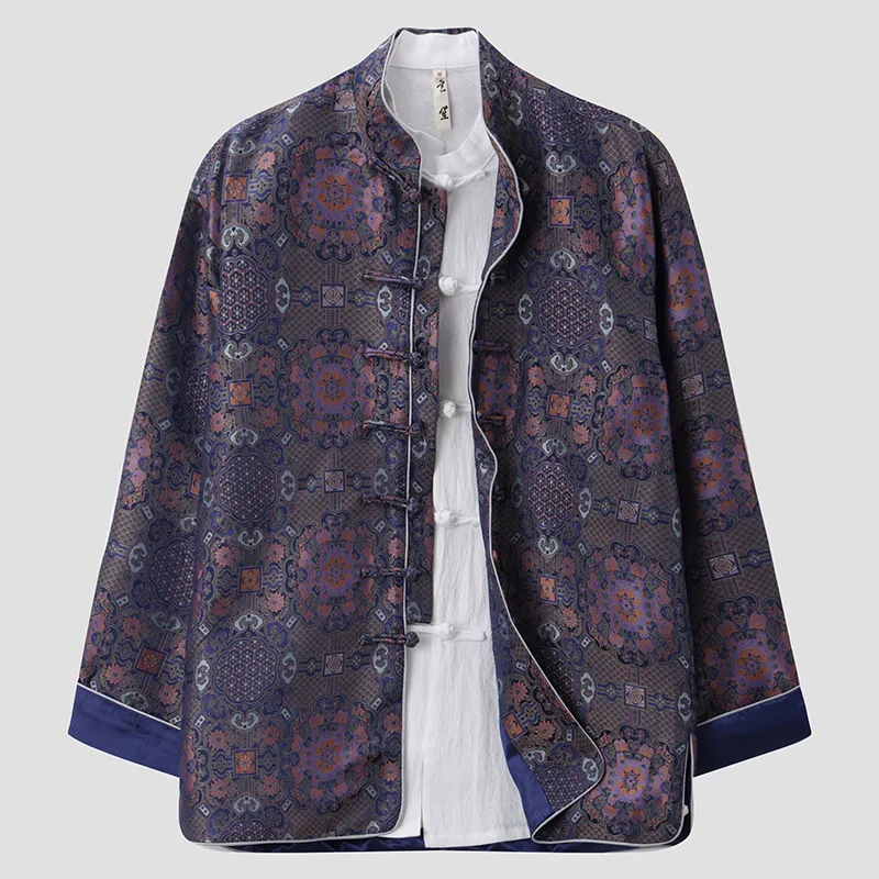 XUANSHENG Jackets Coats Men's Brocade Rhythm Eight Trigrams-1