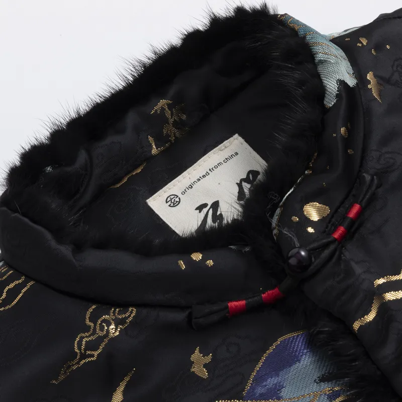 XUANSHENG Winter Puffer Jacket Men's Black-2