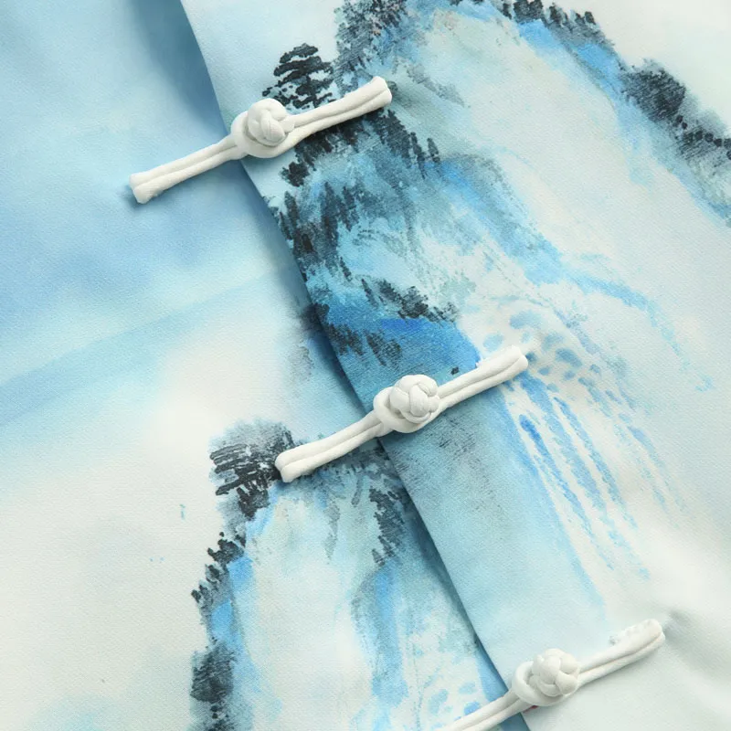 XUANSHENG Shirts Men Sky Meets Water-2