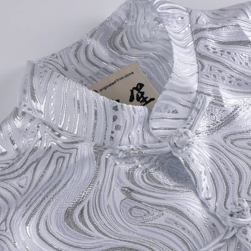 XUANSHENG Jackets Coats Men's Water Ripple Stripes-4