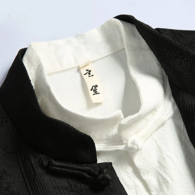 XUANSHENG Jackets Coats Men's Black-2