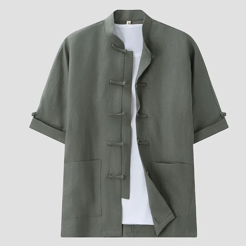 XUANSHENG Shirt Matching Set Men's-15