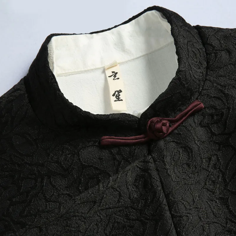 XUANSHENG Jackets Coats Men's Black-2