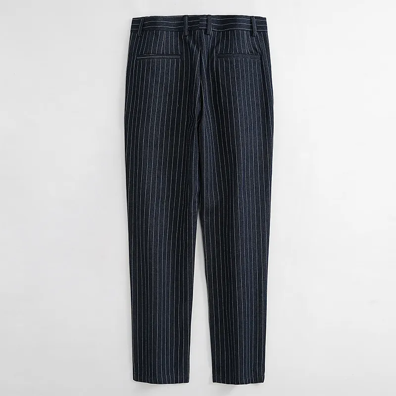 XUANSHENG Casual Sportswear Men's Denim Stripes-4