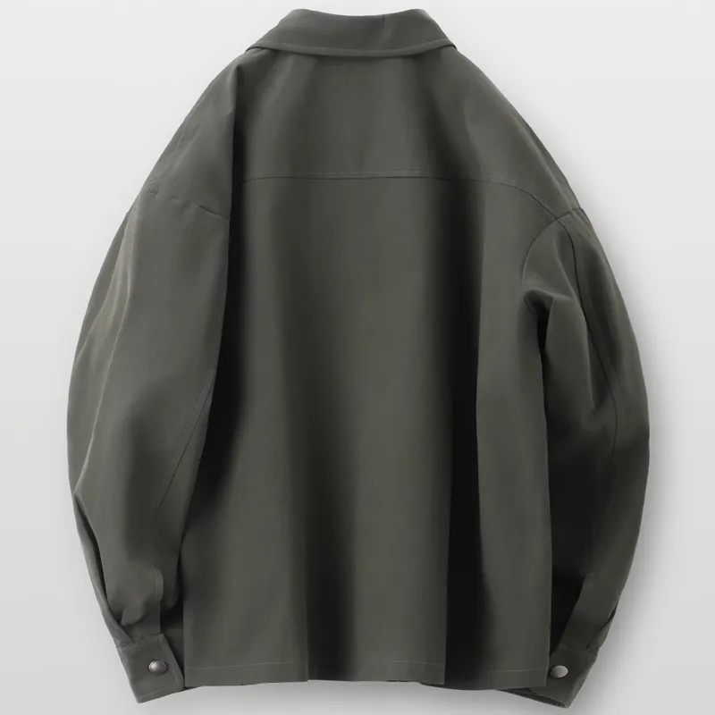 XUANSHENG Jackets Coats Men's Gray-1