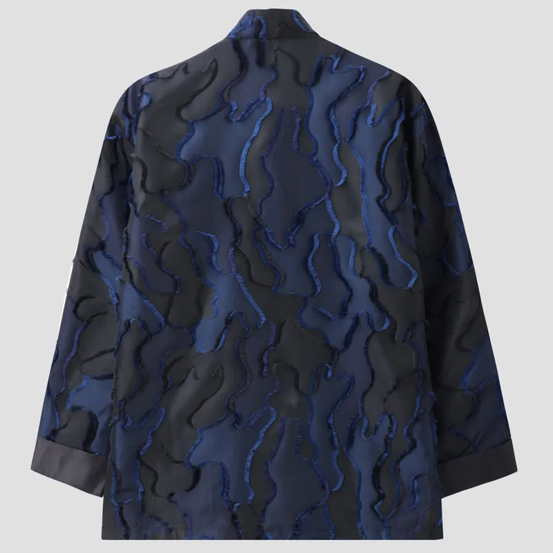 XUANSHENG Spring And Fall Jackets Coats Men's Navy Blue-2