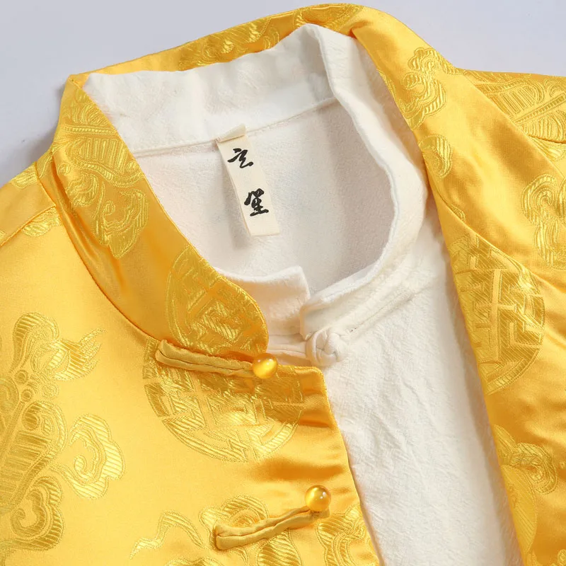 XUANSHENG Jackets Coats Men's Gold-1