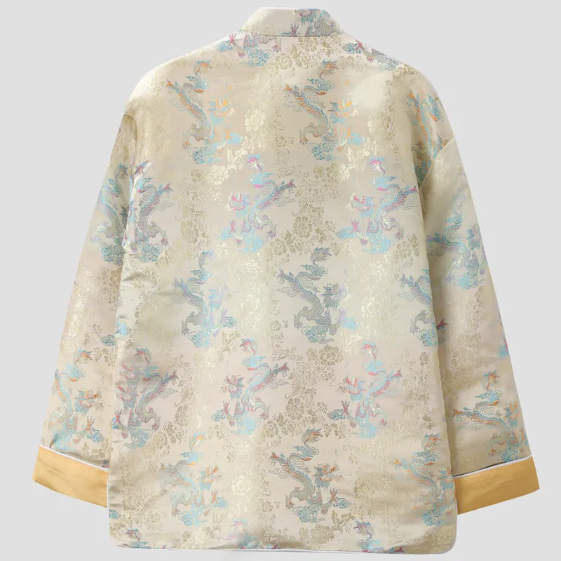 XUANSHENG Jackets Coats Men's Multicolor Auspicious Dragon-3