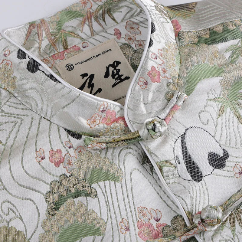 XUANSHENG Jackets Coats Men's Panda Gentleman-4