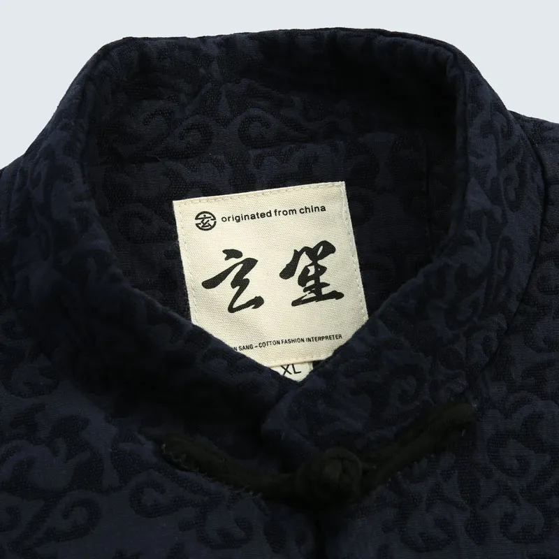 XUANSHENG Puffer Jacket Men's Navy Blue-2