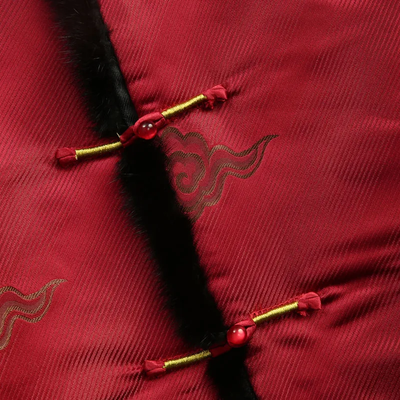 XUANSHENG Puffer Jacket Men's Red-3