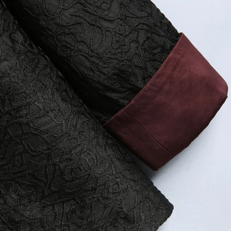 XUANSHENG Jackets Coats Men's Black-3