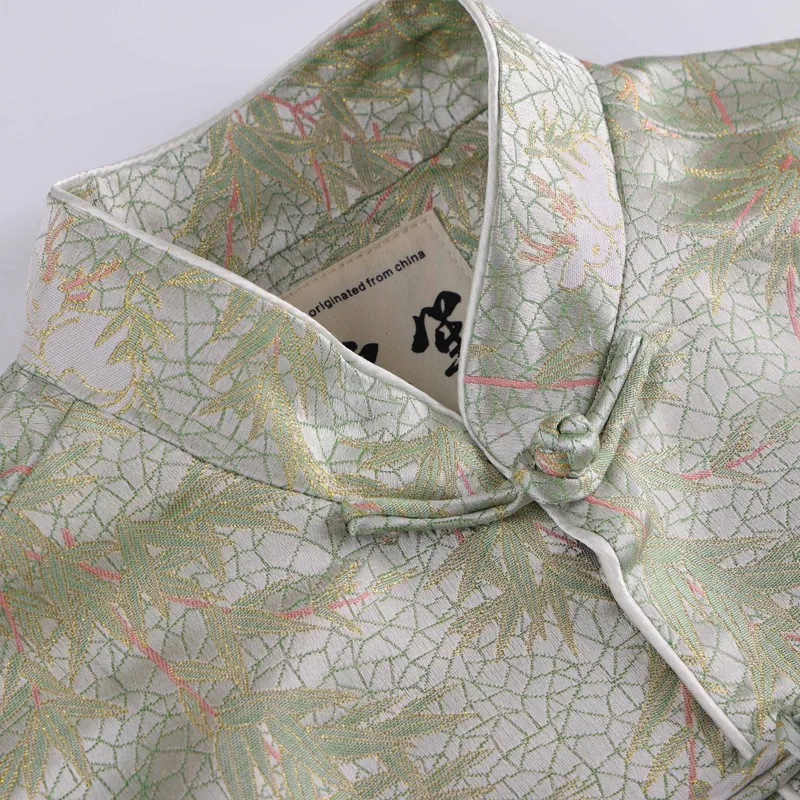 XUANSHENG Jackets Coats Men's Deer And Bamboo Harmony-3