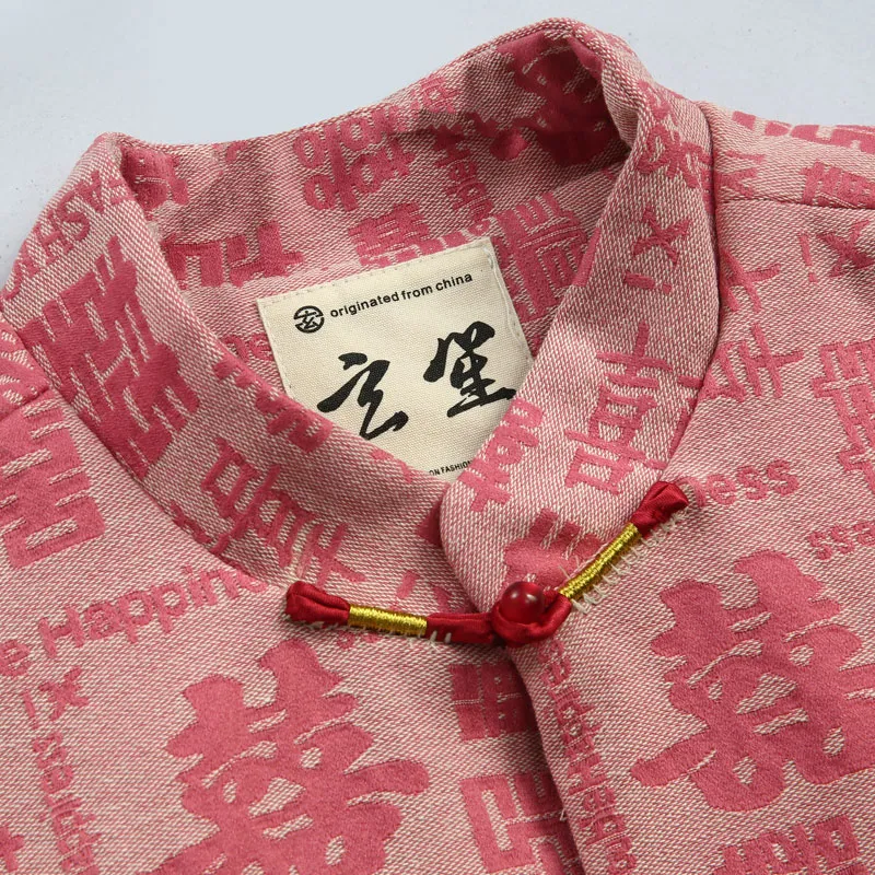 XUANSHENG Jackets Coats Men's Pink-1
