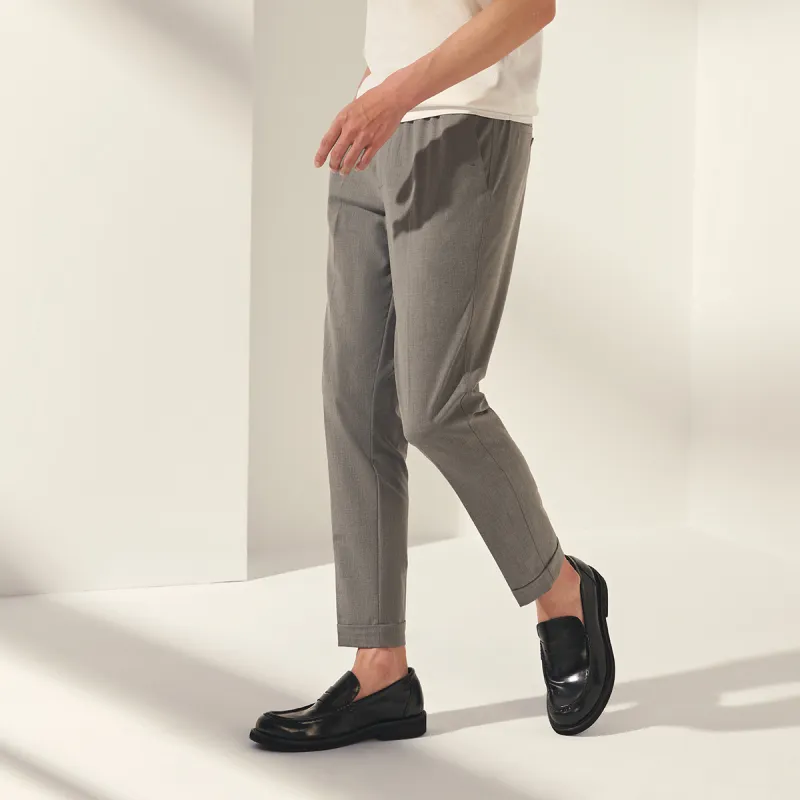 JODOLL Casual Pants Men Gray-3