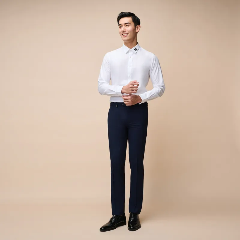 JODOLL Suit Trouser Men's Navy Blue-3