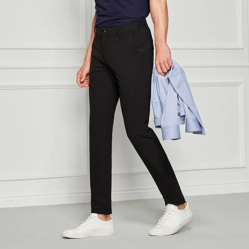 JODOLL Casual Pants Men's Black-3