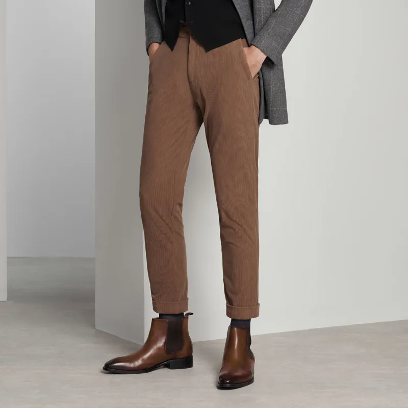 JODOLL Casual Pants Men's Khaki-1