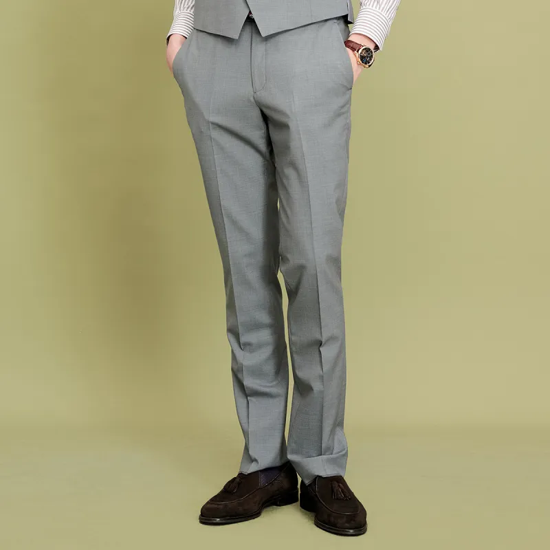 JODOLL Suit Trousers Men Gray-4