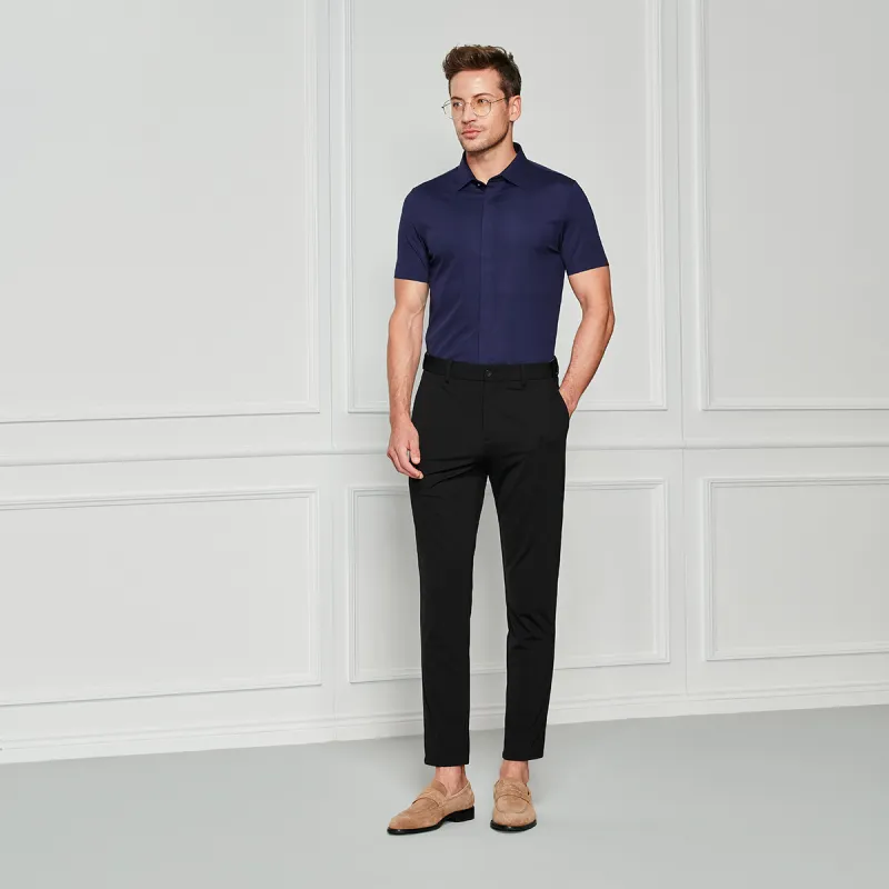 JODOLL Casual Pants Men's Black-4