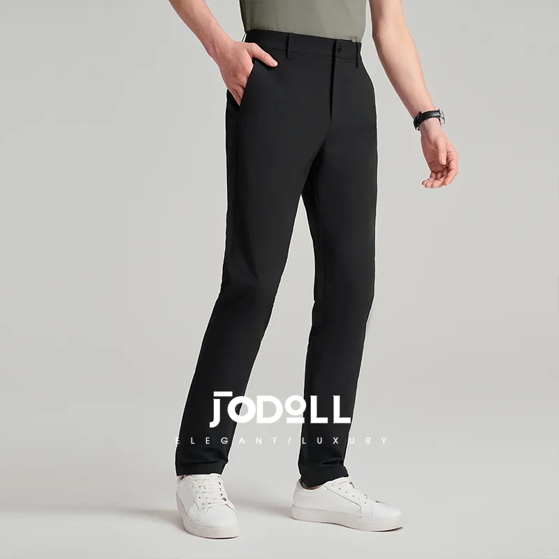 JODOLL Casual Pants Men Black-4