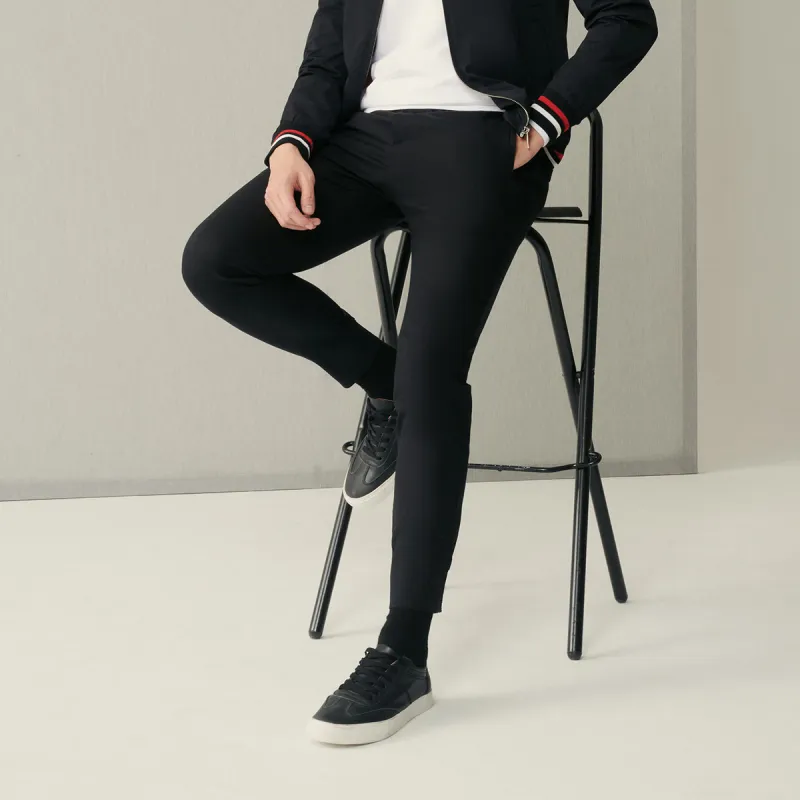JODOLL Casual Pants Men's Black-2